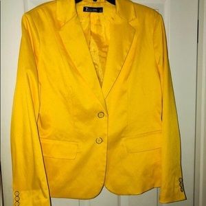 Bright Bold Summertime Yellow Blazer